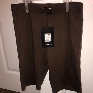Brand new fashion nova biker shorts. 95% cotton, 5% spandex. Size small.
